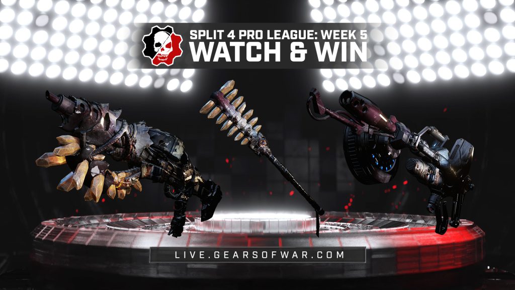 Imagine showing the Watch and Win Items for Week 5 which include the Checkmate Claw, Mace and Scorcher